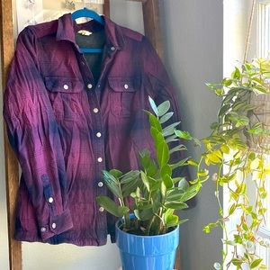 Fleece lined flannel